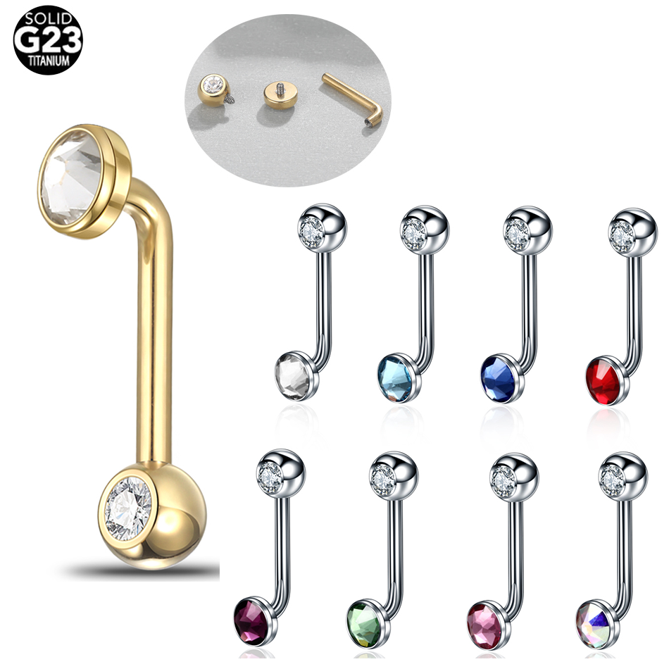 Body Jewelry Vch - 임플란트 등급 티타늄 크리스티나 피어싱, 다채로운