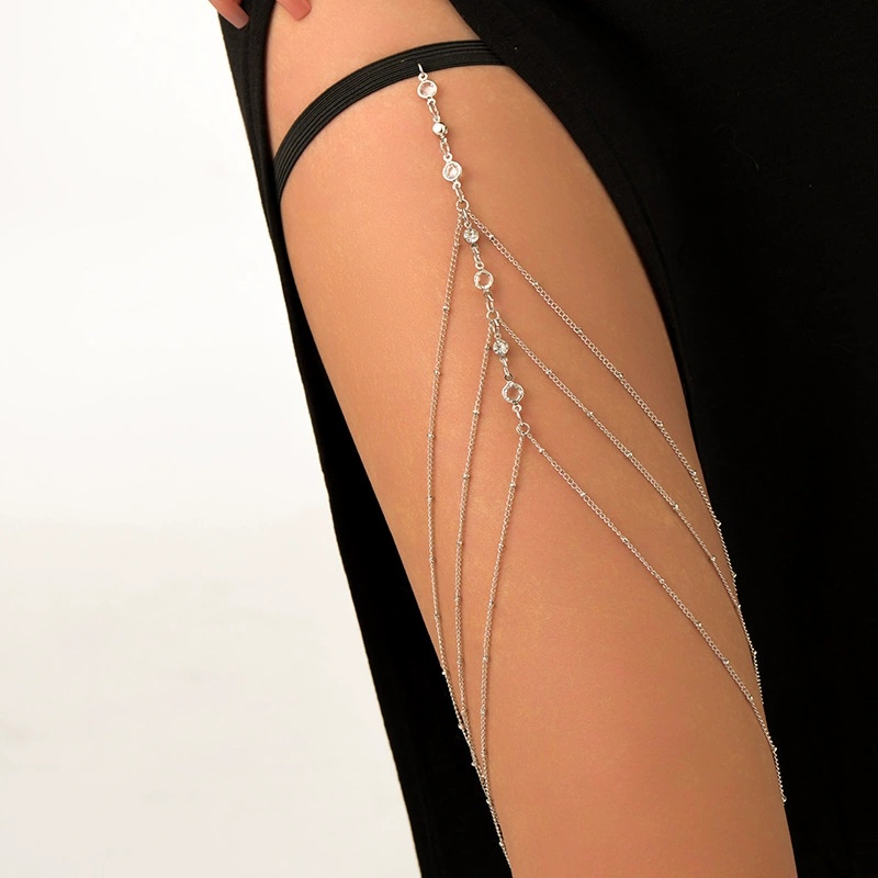 Body Jewelry Thigh Chain - 2025 신상 여성 보헤미안 허벅지 체인