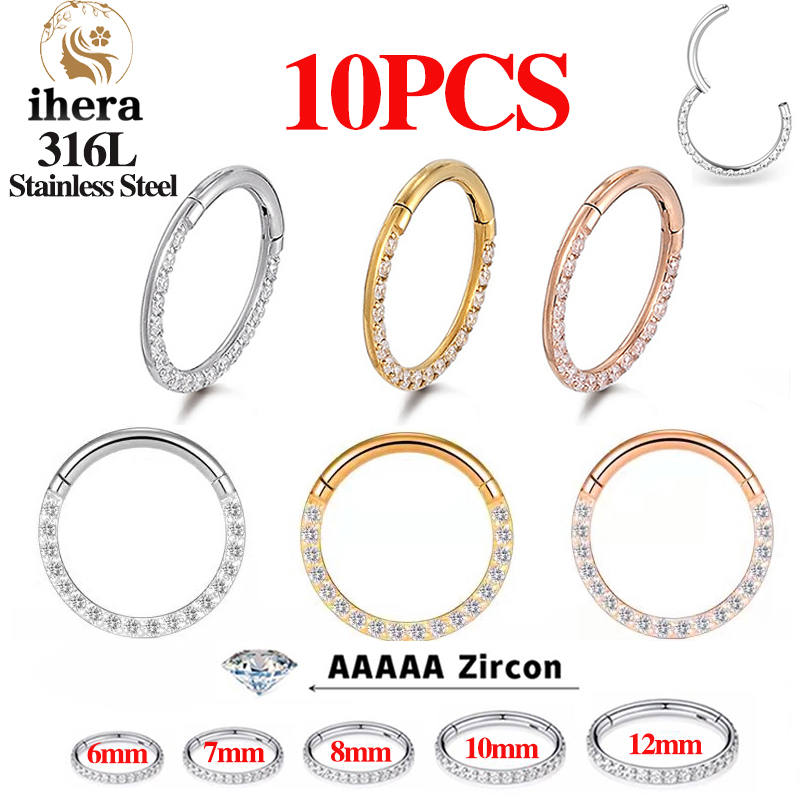 Body Jewelry Ear - 1/10개 스테인리스 스틸 코링, 셉텀 클리커,