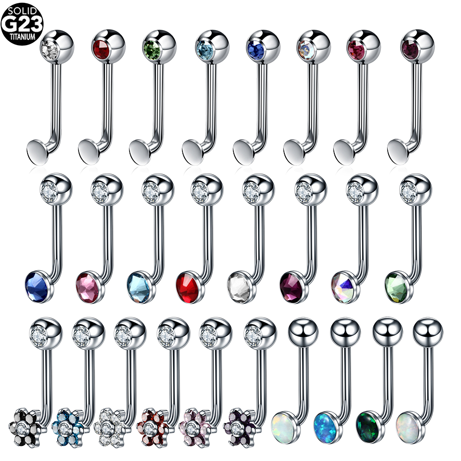 Body Jewelry Vch - 1PC 티타늄 크리스티나 수직 후드 피어싱