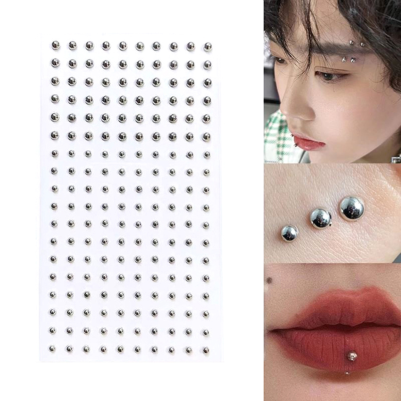 Body Jewelry Ear - 다이아몬드 스티커 가짜 코걸이 셀프 접착형