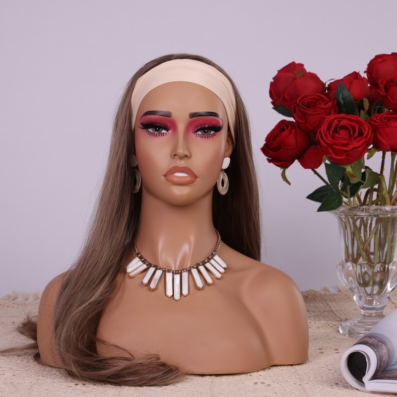 빨간색 아이섀도우와 속눈썹이 있는 PVC 하프 바디 마 - Body Jewelry Store 리뷰 및 가격