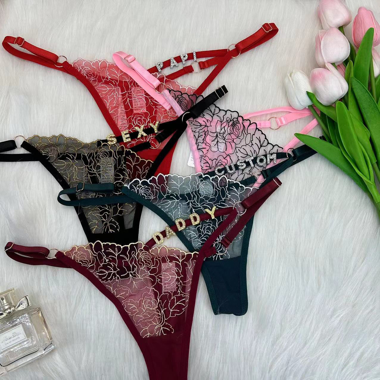 섹시한 맞춤형 이름 끈 팬티, 여성용 이름 맞춤 티팬티 - Body Jewelry Names 리뷰 및 가격