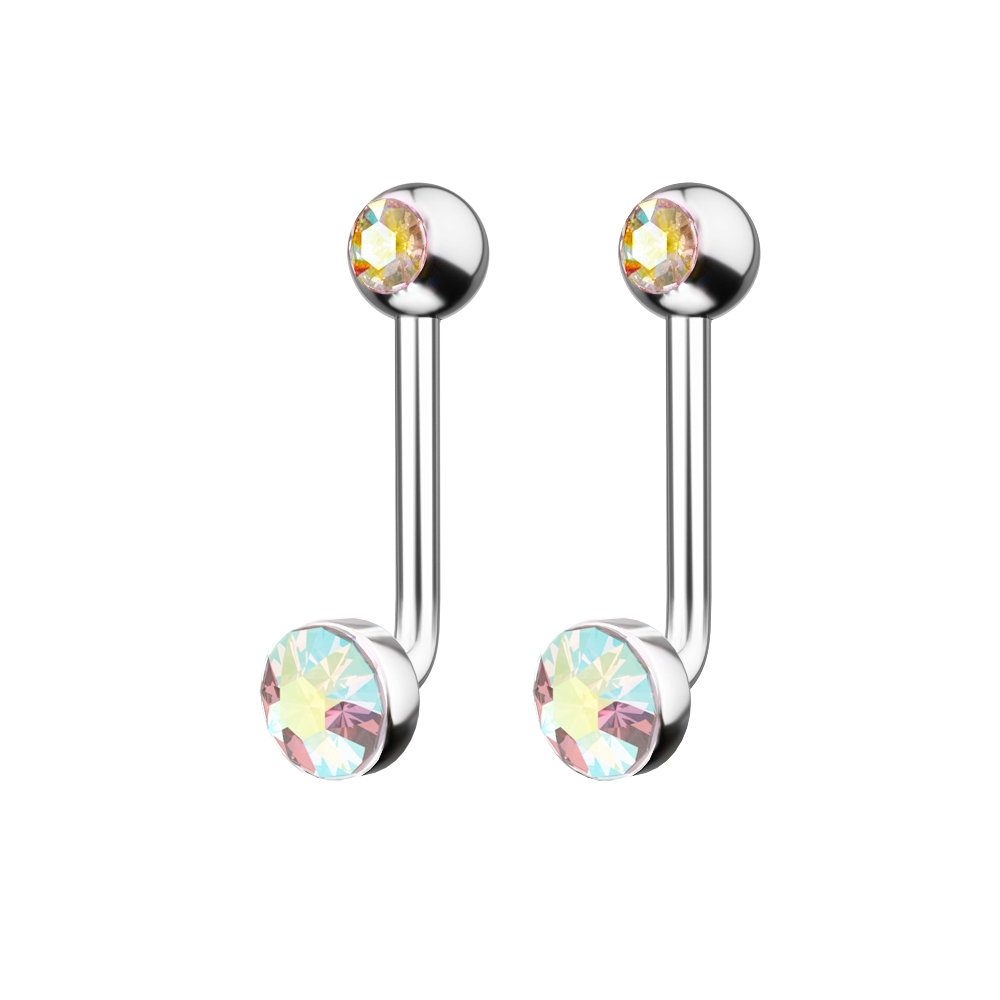 1PC F136 티타늄 14G CZ 보석 PA 섹시한  - Body Jewelry Vch 리뷰 및 가격