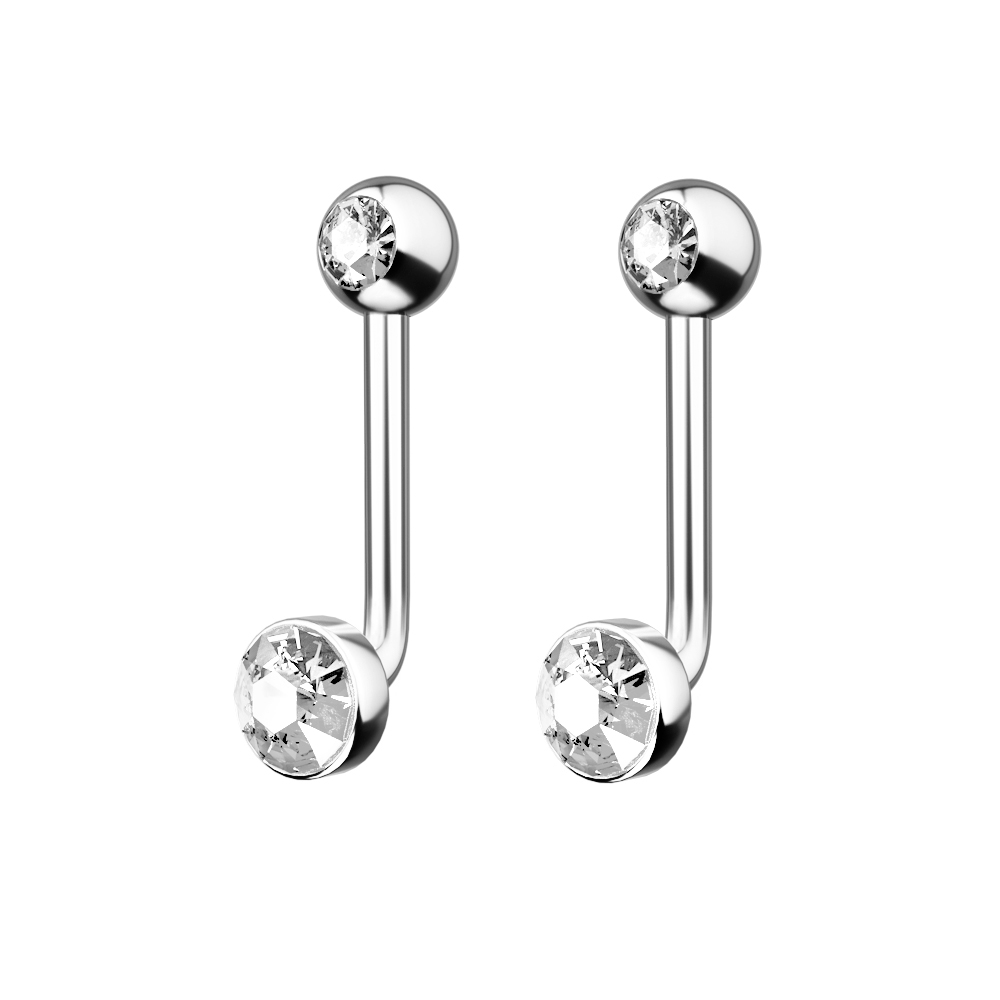 1PC F136 티타늄 14G CZ 보석 PA 섹시한  - Body Jewelry Vch 리뷰 및 가격