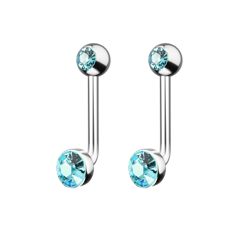 1PC F136 티타늄 14G CZ 보석 PA 섹시한  - Body Jewelry Vch 리뷰 및 가격