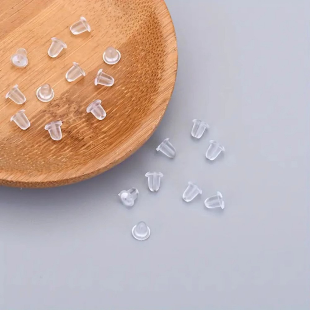 100 개/몫 귀걸이 쥬얼리 액세서리 총알 플라스틱 귀 - Body Jewelry Store 리뷰 및 가격