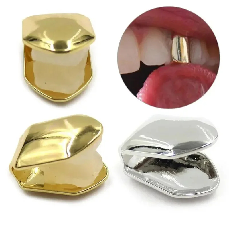 1/2/3/4개 패션 골드 컬러 작은 싱글 치아 캡 그 - Body Jewelry Tool 리뷰 및 가격