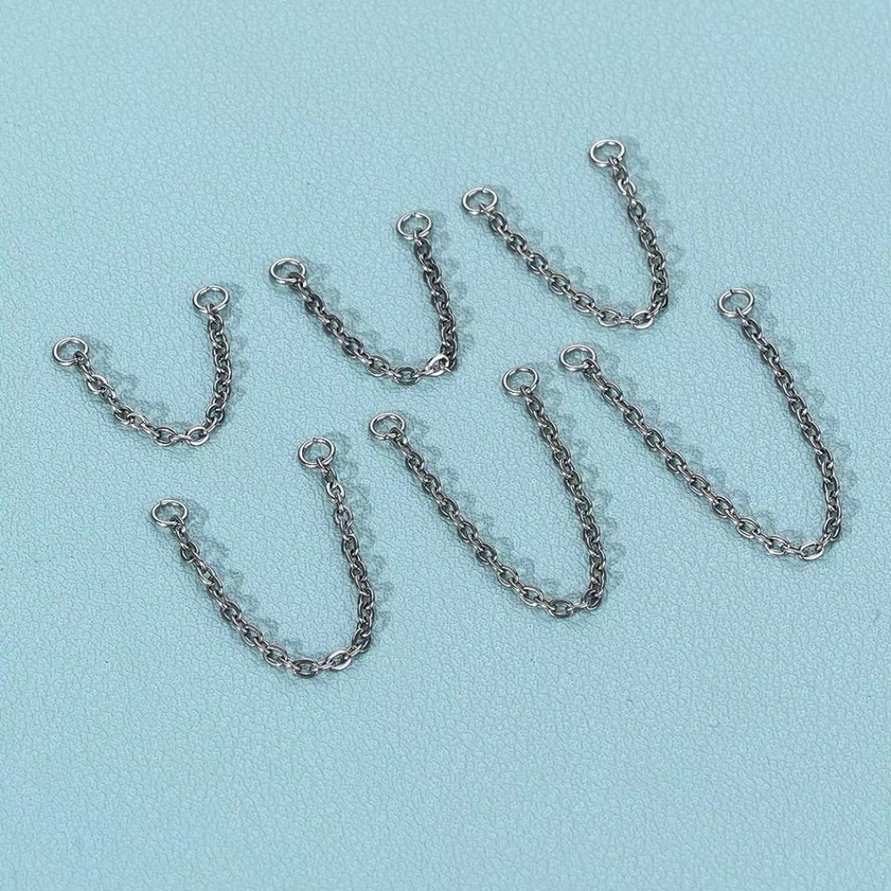 패션 티타늄 코 체인 더블 체인 3중 체인 라브렛 체인 - Body Jewelry Titanium 리뷰 및 가격