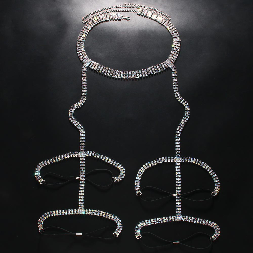 Stonefans 라인석 허벅지 가터 체인 비키니 허리 - Body Jewelry Thigh Chain 리뷰 및 가격