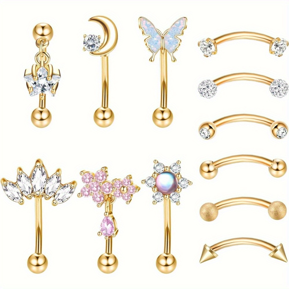 Florideco 1PC 스테인레스 스틸 루크 피어싱  - Rook Curved Barbell 리뷰 및 가격