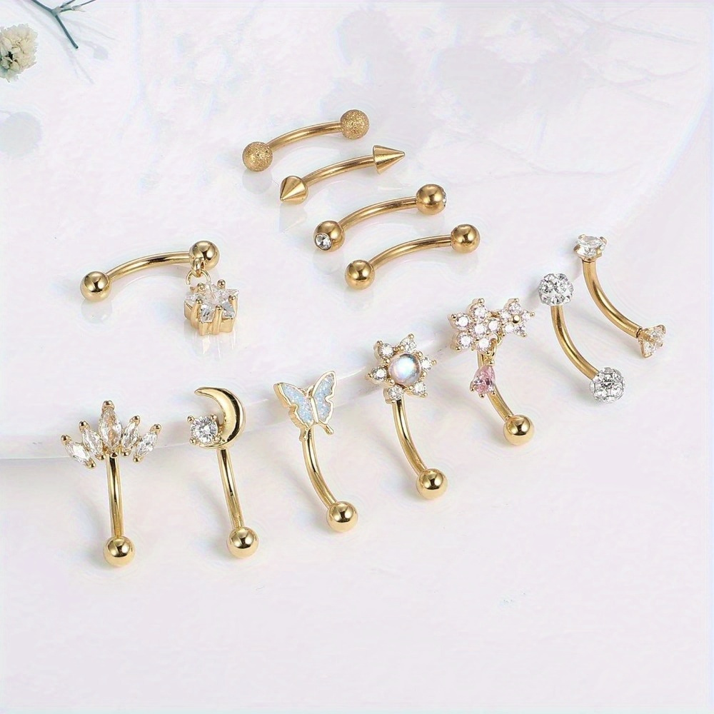 Florideco 1PC 스테인레스 스틸 루크 피어싱  - Rook Curved Barbell 리뷰 및 가격