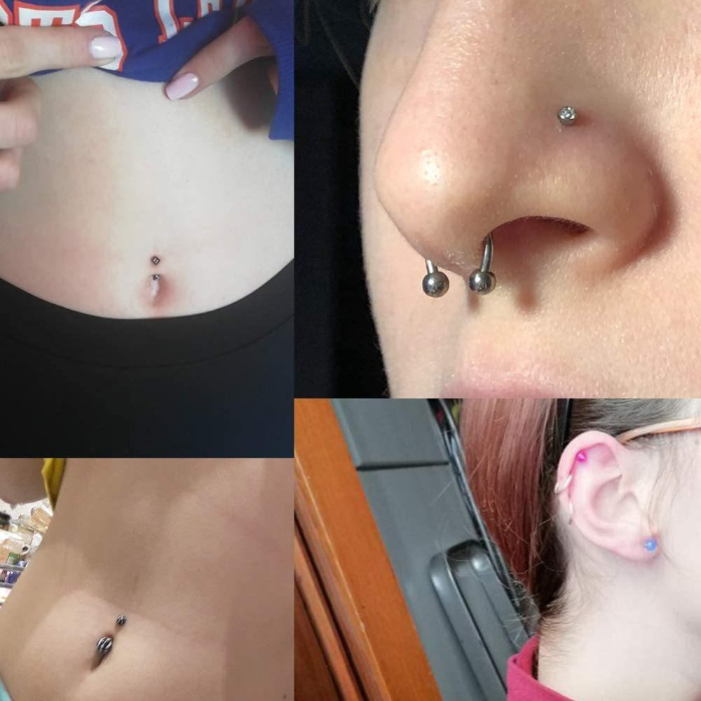 150/140/85/70/42개 바디 피어싱 키트 쥬얼 - Body Jewelry Tool 리뷰 및 가격