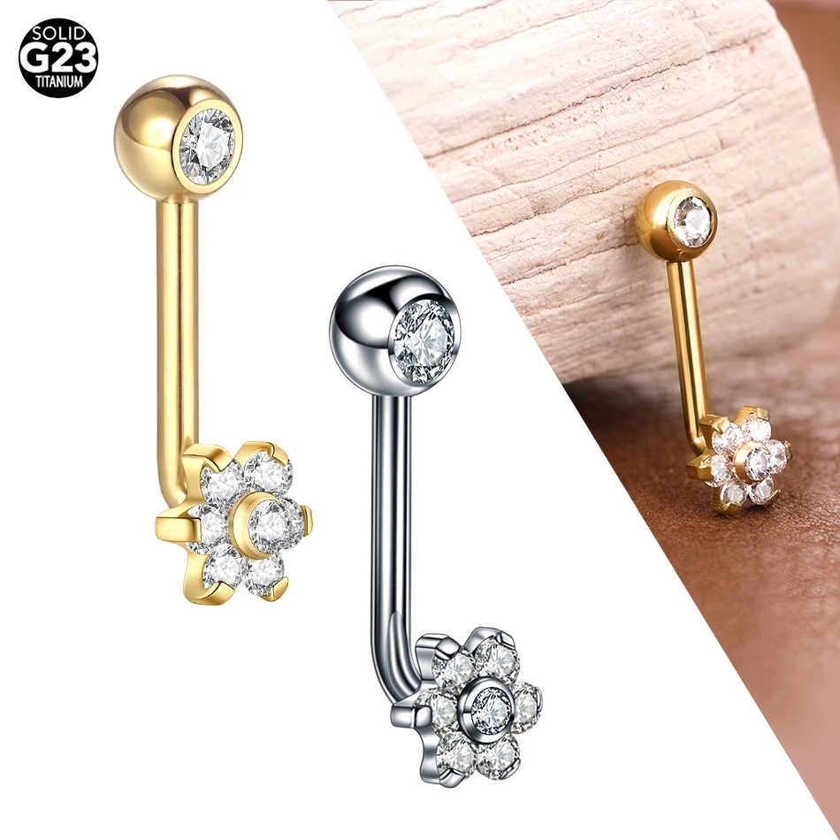 티타늄 지르콘 크리스티나 버티컬 후드 피어싱 라운드 립 - Body Jewelry Vch 리뷰 및 가격
