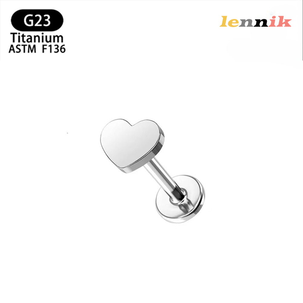 LENNIK F136 티타늄 합금 크로스 하트 번개 달 - Body Jewelry Titanium 리뷰 및 가격