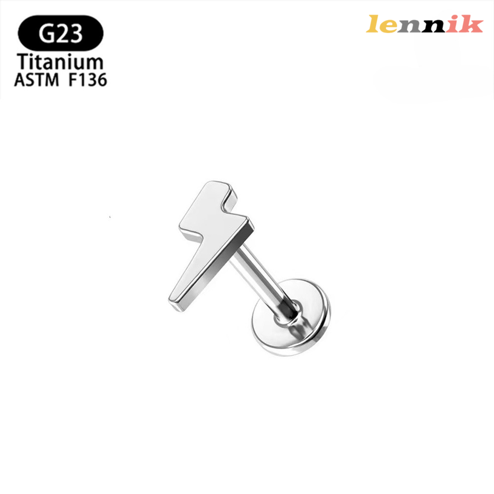 LENNIK F136 티타늄 합금 크로스 하트 번개 달 - Body Jewelry Titanium 리뷰 및 가격