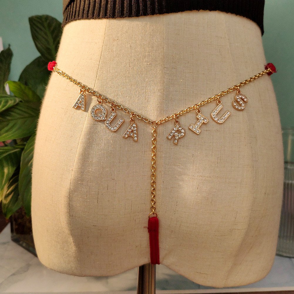 여성용 섹시한 허리 바디 체인, 맞춤형 이름 펜던트 쥬 - Body Jewelry Names 리뷰 및 가격