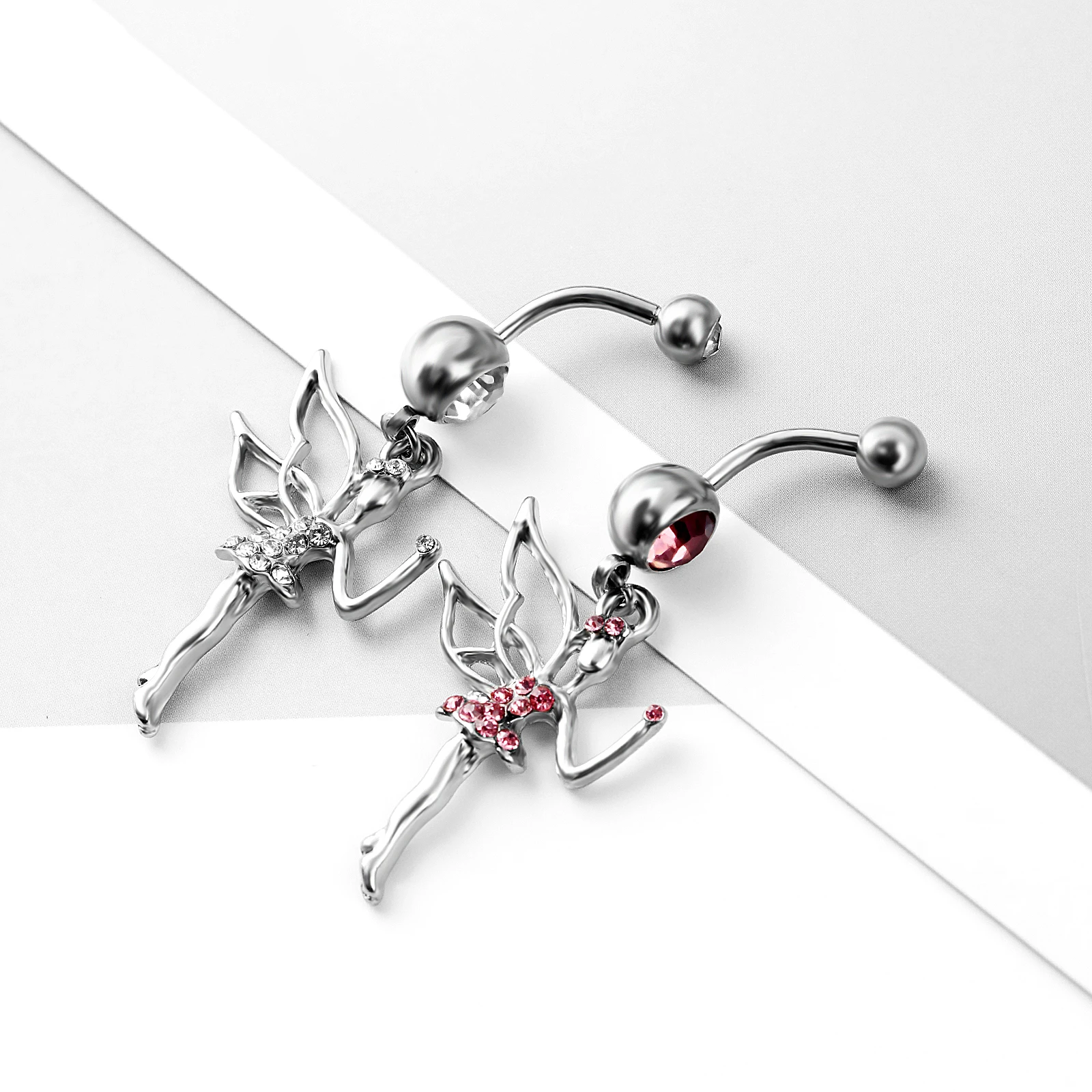 요정 발레 댄서 벨리버튼 링, 배꼽 핀 펑크 쥬얼리,  - Body Jewelry Europe 리뷰 및 가격