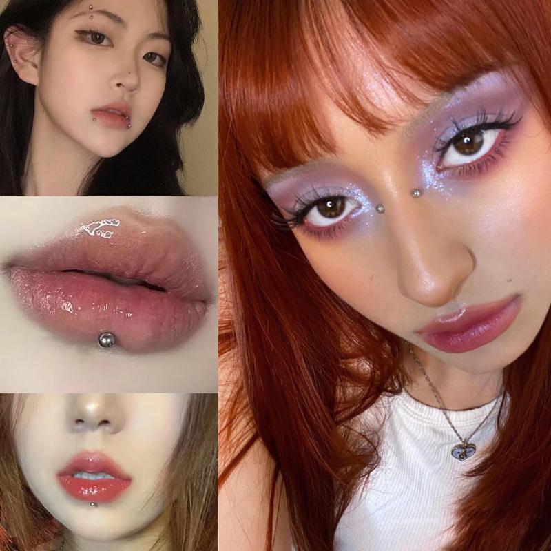 321pcs 비 피어싱 립 스터드 스티커 Selfadh - Body Jewelry Waterproof 리뷰 및 가격