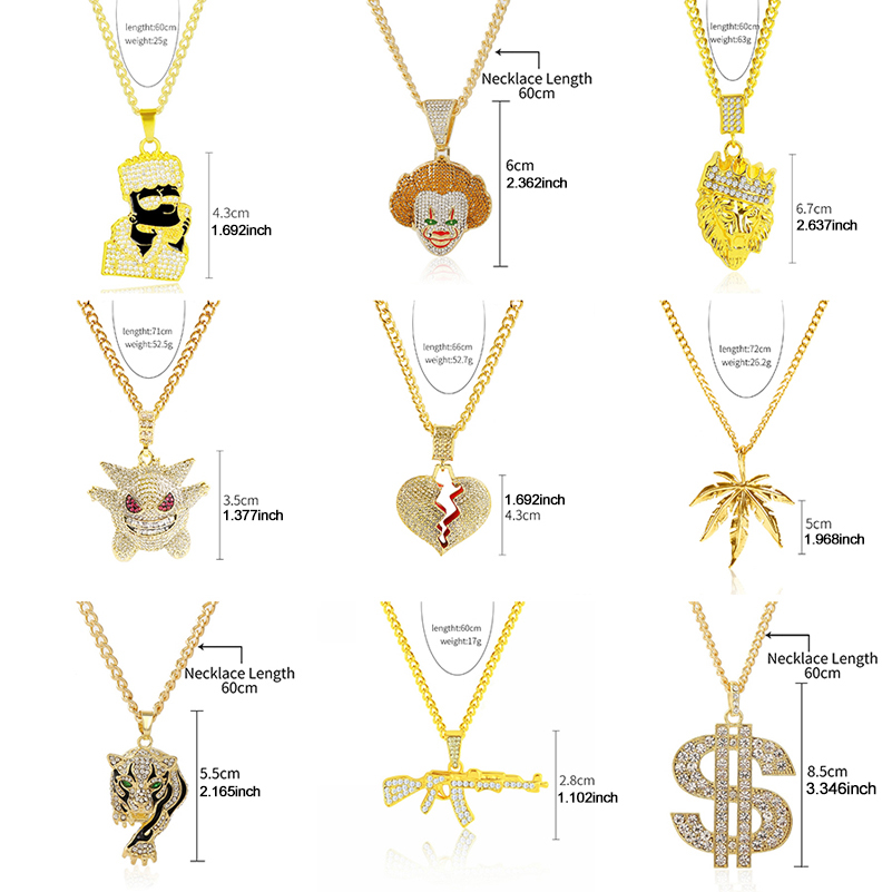 Exag Gerated 남성용 크로스 펜던트 목걸이,  - Body Jewelry Europe 리뷰 및 가격