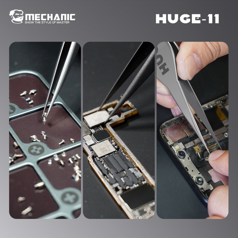 MECHANIC HUGE-11 비자성 핀셋, 넓은 몸체 - Body Jewelry Repair 리뷰 및 가격