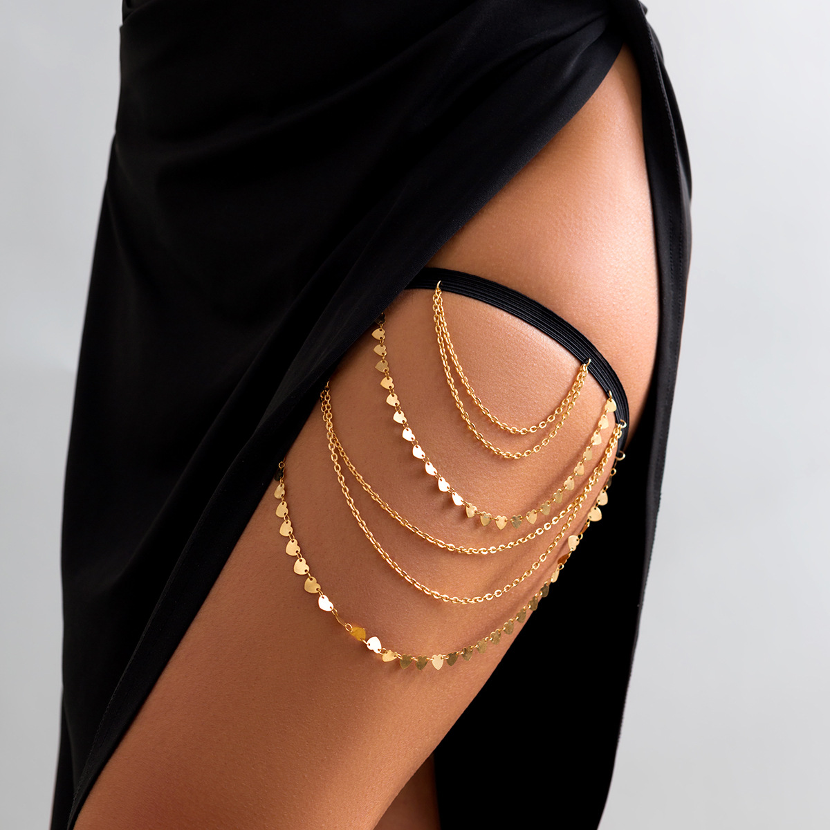 허벅지 체인 멀티 레이어 클로 메탈 탄성 인조 진주 비 - Body Jewelry Thigh Chain 리뷰 및 가격