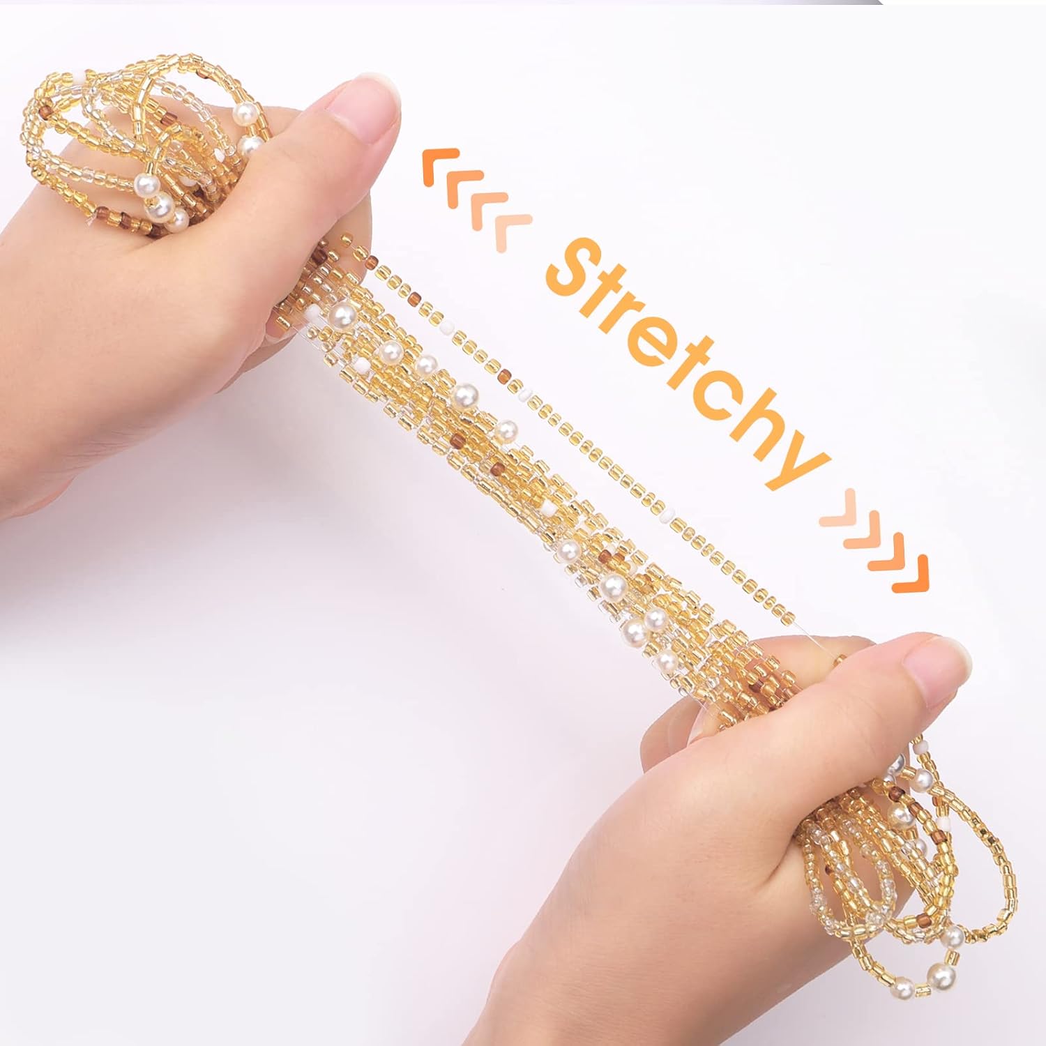 여성용 허리 비즈, 배꼽 비즈, 탄성 체인, 아프리카  - Body Jewelry By The Chain Gang 리뷰 및 가격
