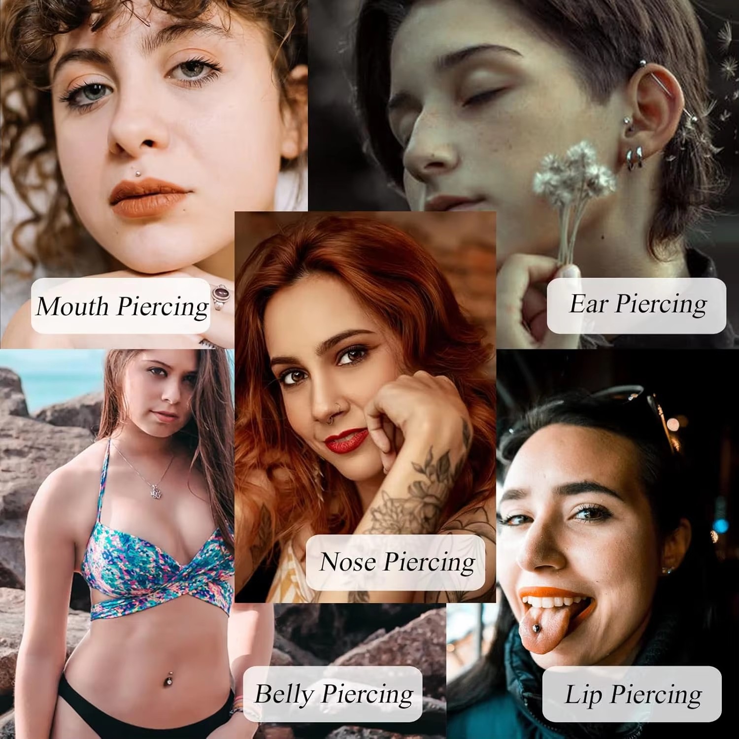100/50/20/10pcs 피어싱 바늘 멸균 바디 피 - Body Jewelry Tool 리뷰 및 가격