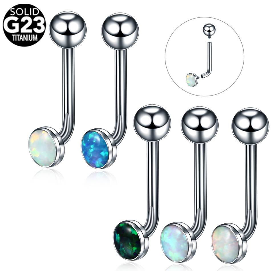1PC 티타늄 크리스티나 수직 후드 피어싱 꽃 립 링  - Body Jewelry Vch 리뷰 및 가격