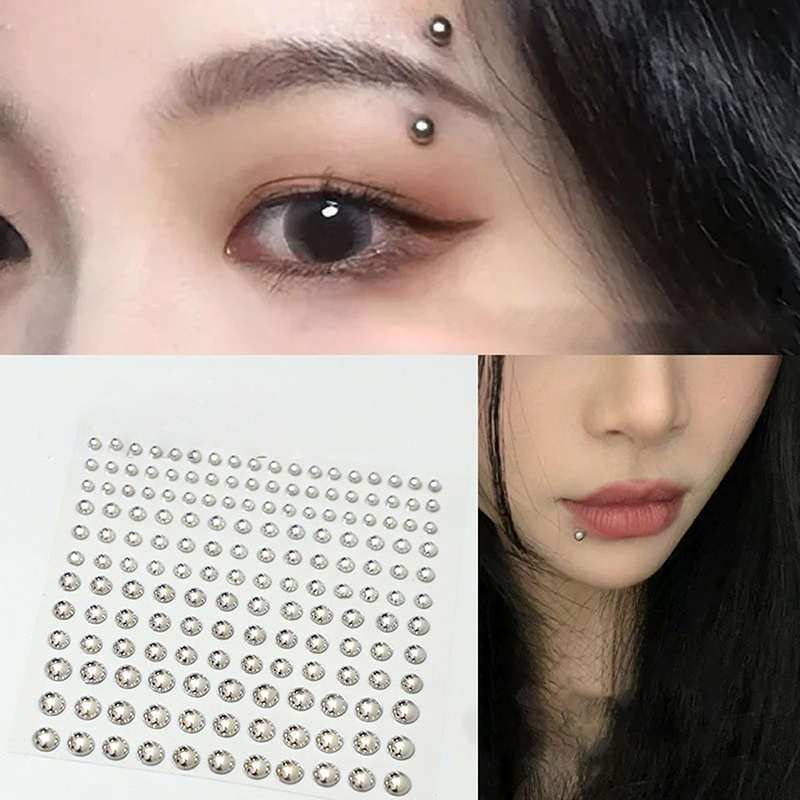 다이아몬드 스티커 가짜 코걸이 셀프 접착형 라인스톤 비 - Body Jewelry Ear 리뷰 및 가격