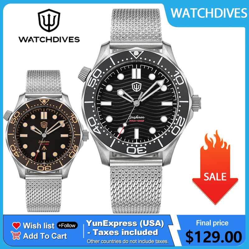 Watchdives 42mm 티타늄 다이브 시계 NTT - Body Jewelry Titanium 리뷰 및 가격