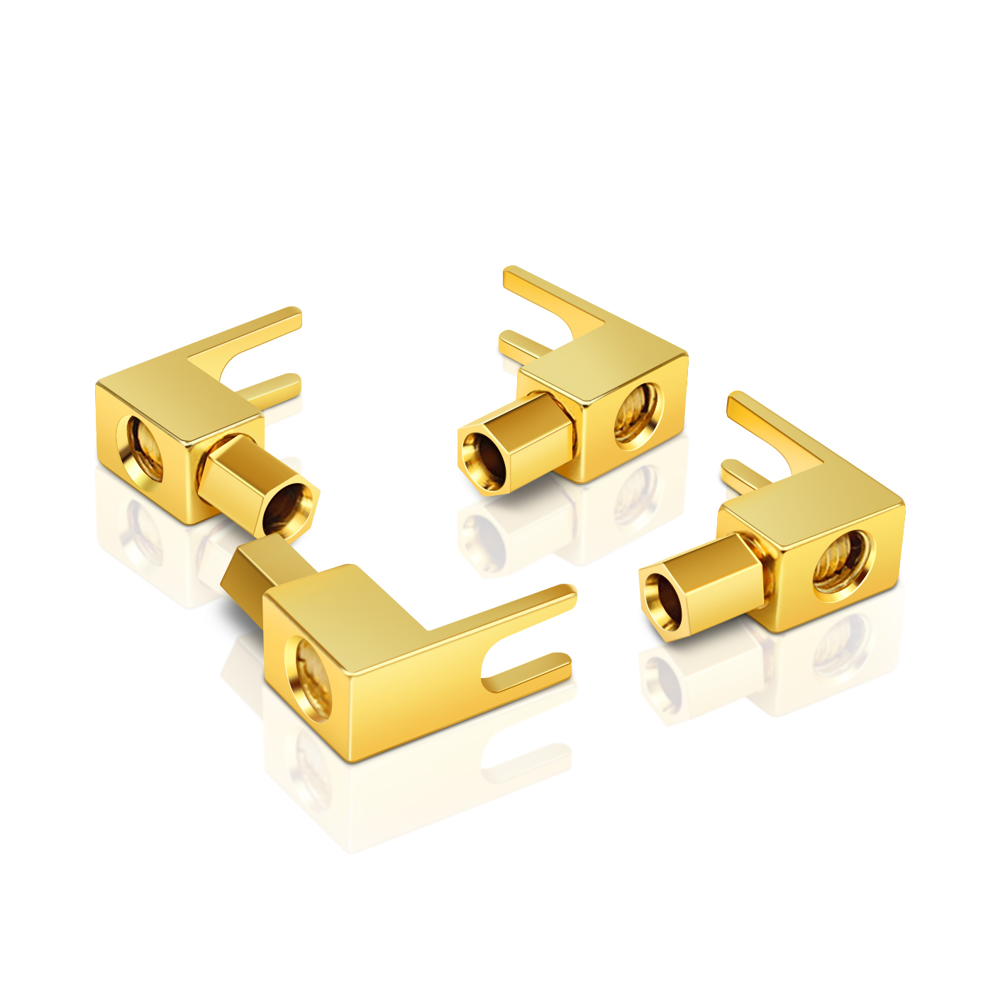 10개 고품질 금도금 스피커 포크 잭 커넥터 스페이드  - Body Jewelry 4 U 리뷰 및 가격