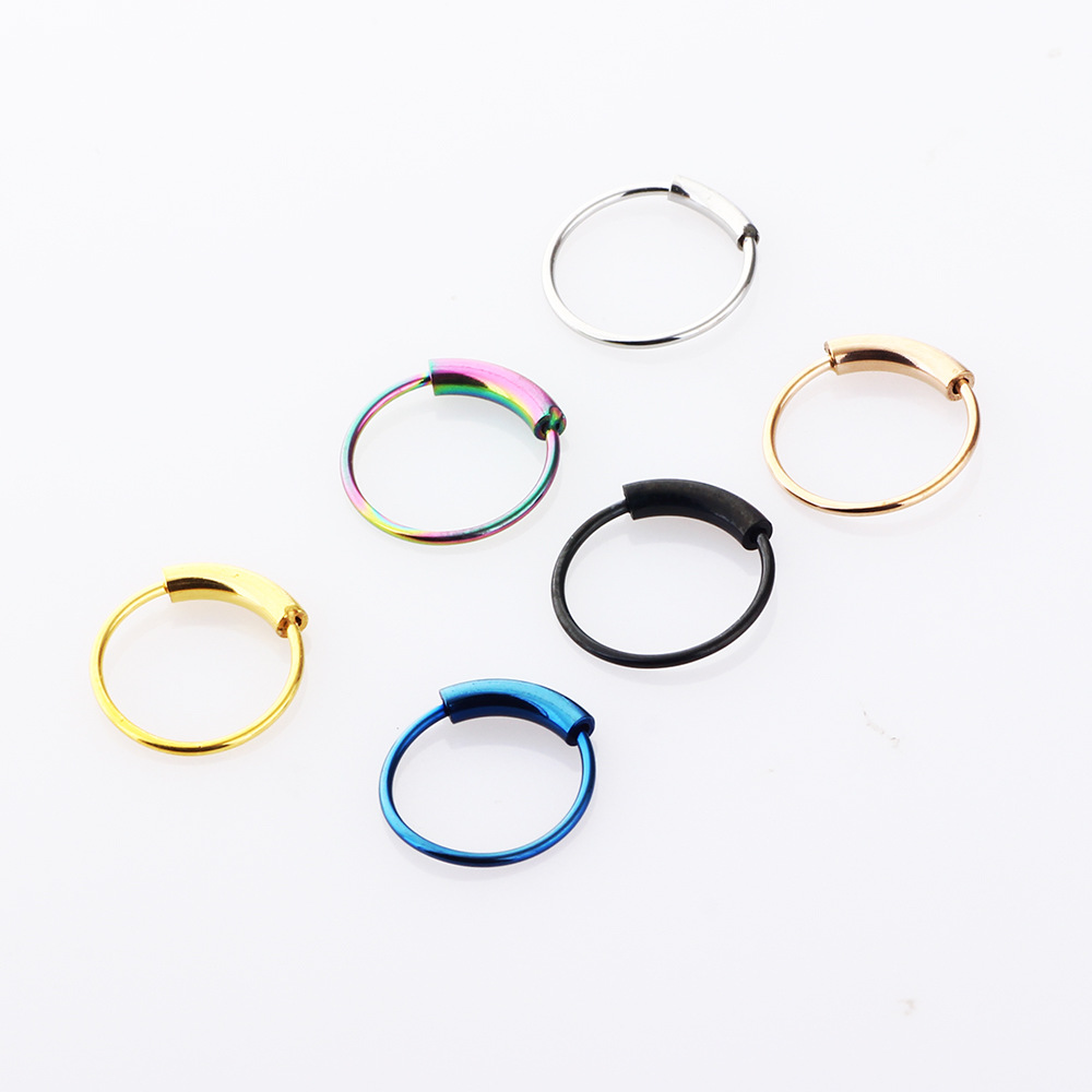 3개/세트 316L 외과용 강철 심리스 연속형 후프 링 - Body Jewelry Ear 리뷰 및 가격