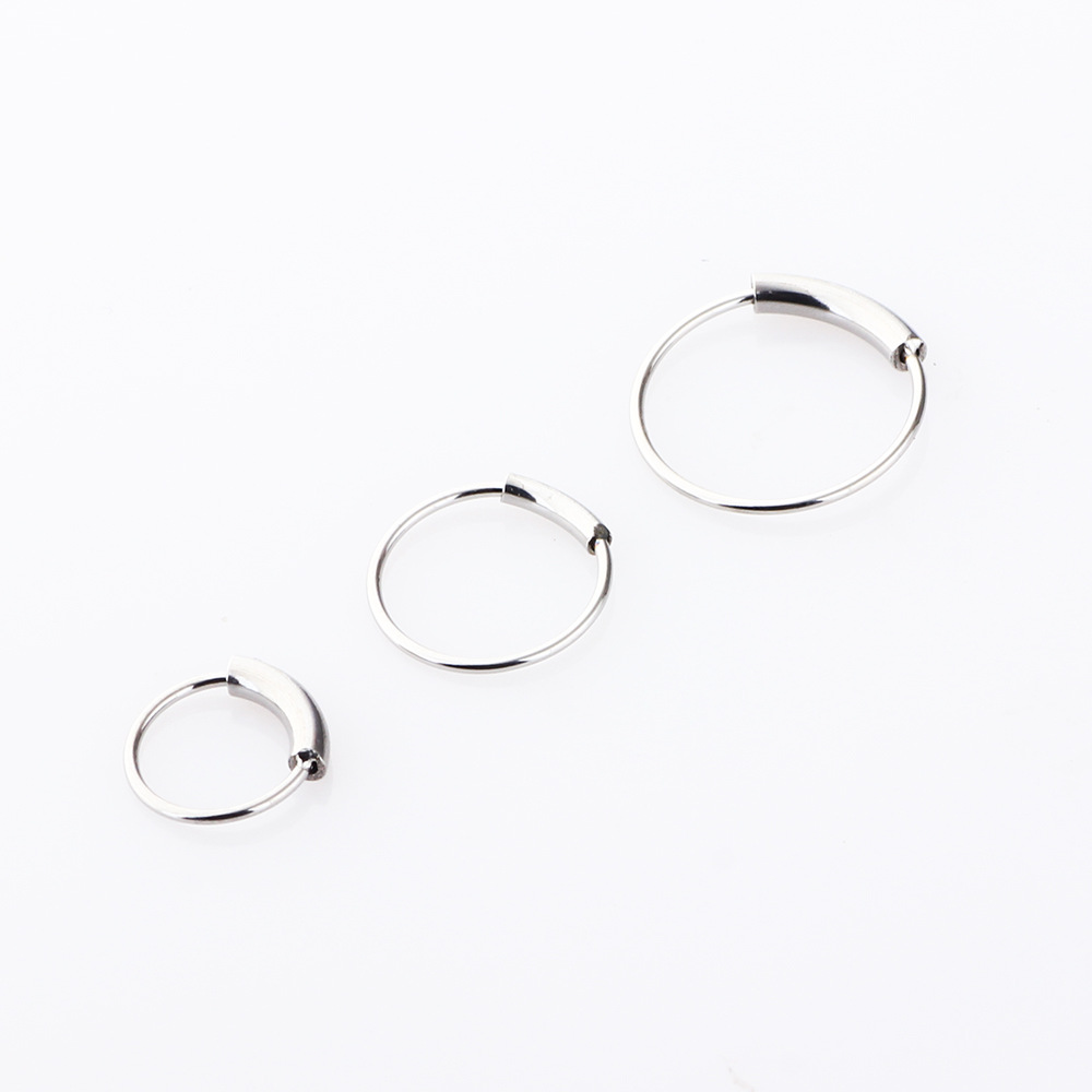 3개/세트 316L 외과용 강철 심리스 연속형 후프 링 - Body Jewelry Ear 리뷰 및 가격